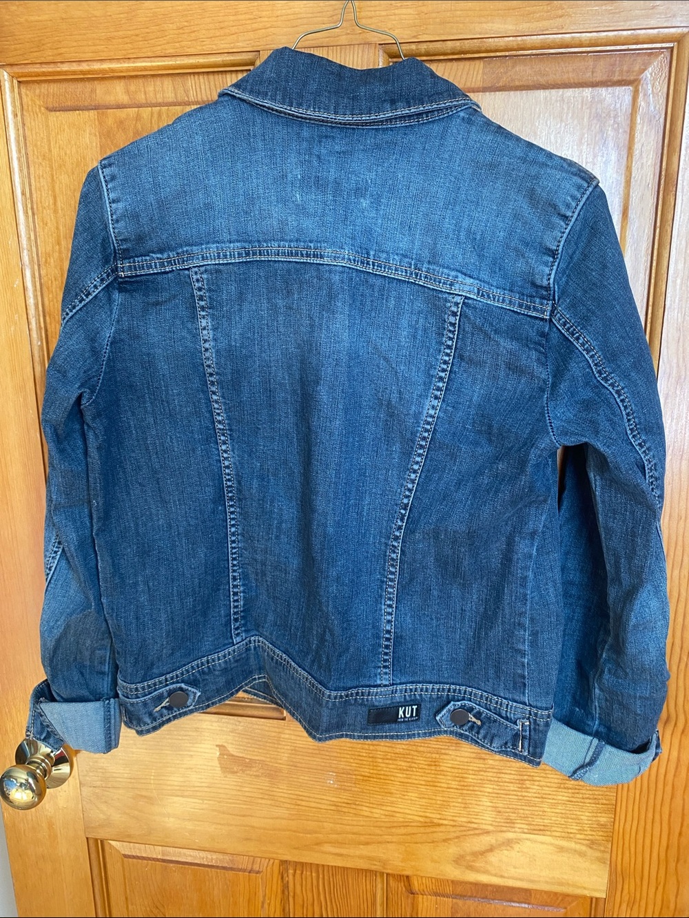 Kut from the Kloth Indigo Blue Jean Jacket - Picture 4 of 5